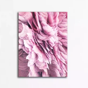 Abstract Art 3D Soft Pink Premium Canvas Wall Painting