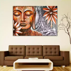 Premium Buddha Canvas Wall Painting