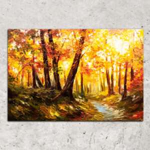 Beautiful Nature Forest Canvas Wall Painting