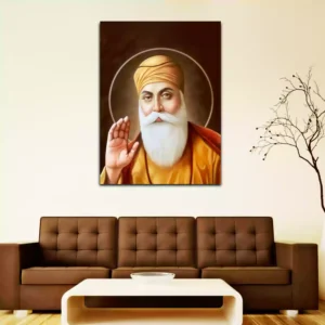 Guru Nanak Dev Ji Art Canvas Wall Painting