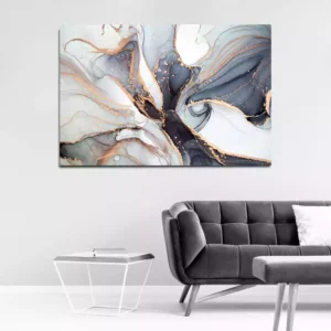 Luxury Abstract Fluid Art Canvas Wall Painting