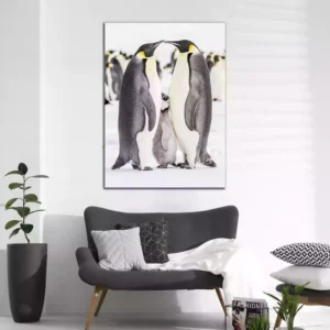 Emperor Penguin Chick Canvas Wall Painting