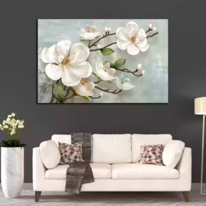 3d Illustration of a Beautiful Flower Canvas Wall Painting