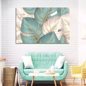 Luxury Seamless Floral Canvas Wall Painting