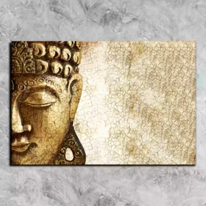 Premium Buddha Stone Art Canvas Wall Painting