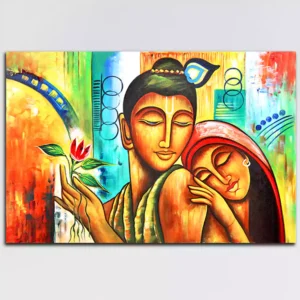 Lord Krishna Premium Canvas Wall Painting