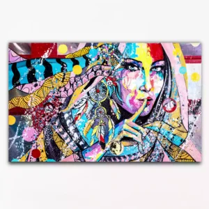 Beautiful Girl Modern Art Canvas Wall Painting
