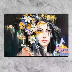 Fantasy portrait of Dryad Canvas wall painting