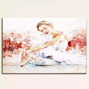 Little Pretty Ballerina Canvas Wall Painting