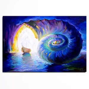 Miracle of Evolution Way Canvas Wall Painting
