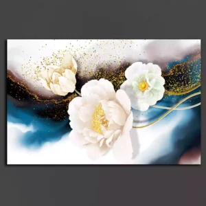 The Fashion of Modern Flower Art Canvas Wall Painting
