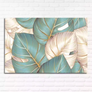 Luxury Seamless Floral Canvas Wall Painting