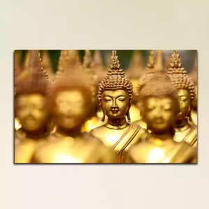 Face of Gold Buddha Canvas Wall Painting