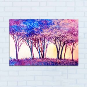 Abstract Image of Forest Canvas Wall Painting