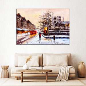 Street View of London Modern Art Canvas Wall Painting