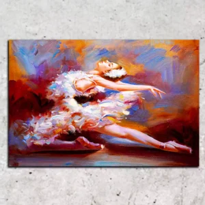 Beautiful Ballet Dancer Modern Art Canvas Wall Painting