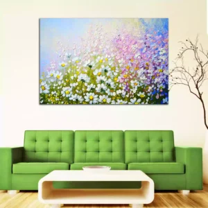 Beautiful Flowers Canvas Wall Painting