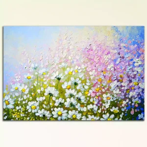 Beautiful Flowers Canvas Wall Painting