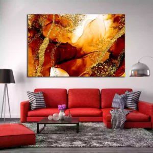 Unique Creativity of Art&Gold Canvas Wall Painting